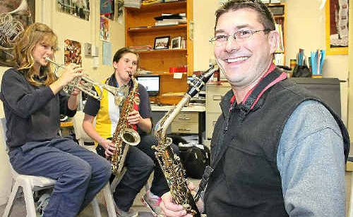 Conductor and music teacher Keith Waples says Warwick residents are warming to the tune of jazz music. Conductor and music teacher Keith Waples says Warwick residents are warming to the tune of jazz music.